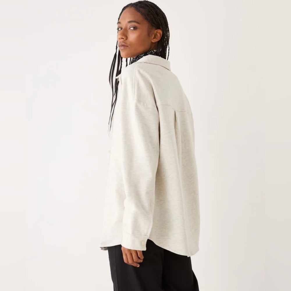 NWT Frank & Oak French Terry Overshirt women’s - Picture 1 of 6